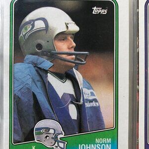 Seattle Seahawks Norm Johnson football card
